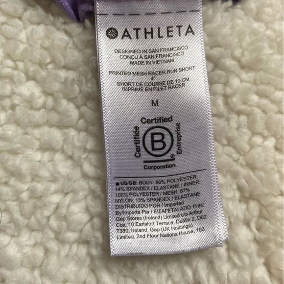 Athleta Mesh Racer Run Shorts - Picture 5 of 5